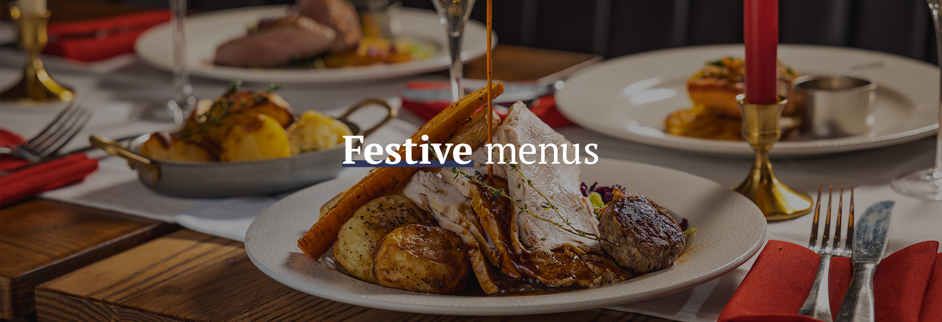 Christmas menu at The Castle Holland Park