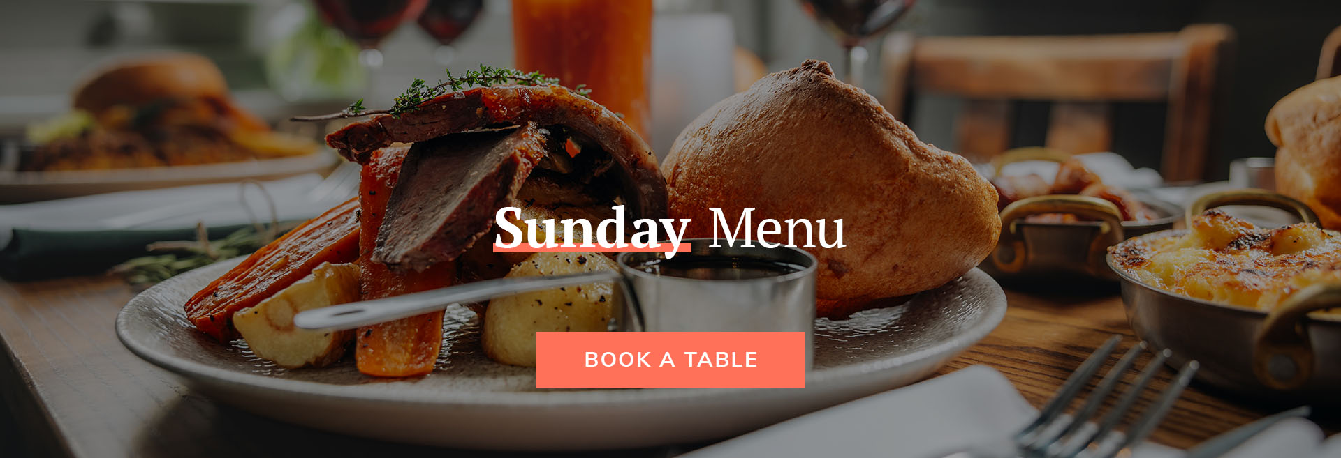 Sunday Menu at The Castle Holland Park